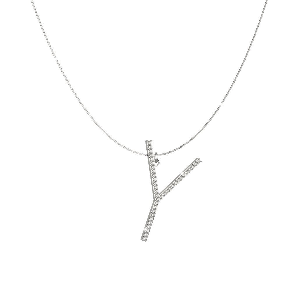 MyWorld Big Letter Necklace | Rebecca | Luby 