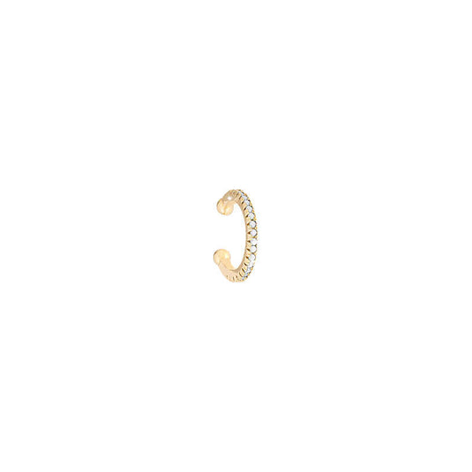 Nemesis Gold Ear Ring with Cz | Rebecca | Luby 
