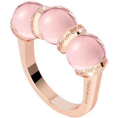 Hollywood Triple Stone Ring | Rebecca | Luby 