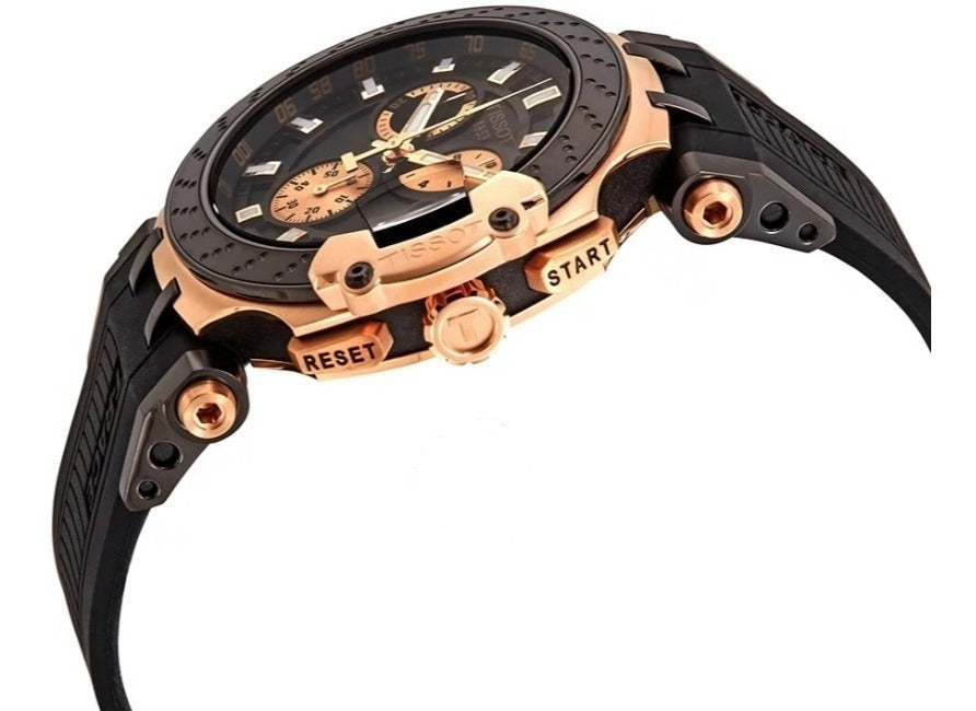 T-Race Chronograph (Black-Rose Gold) | Tissot | Luby 