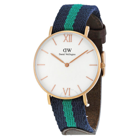 Grace Warwick Watch (Navy Blue-Green/Rose-Gold) | Daniel Wellington | Luby 