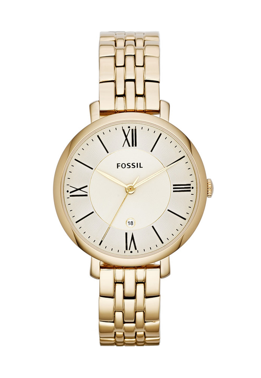 Jacqueline Watch (Gold/Champagne) | Fossil | Luby 