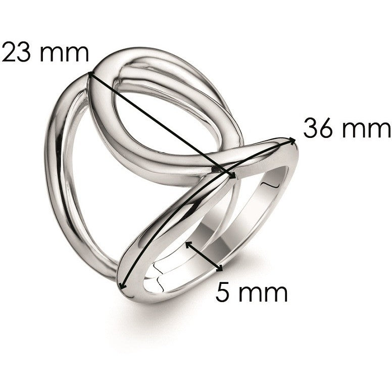 ENTWINED SILVER RING | Ti Sento Milano | Luby 