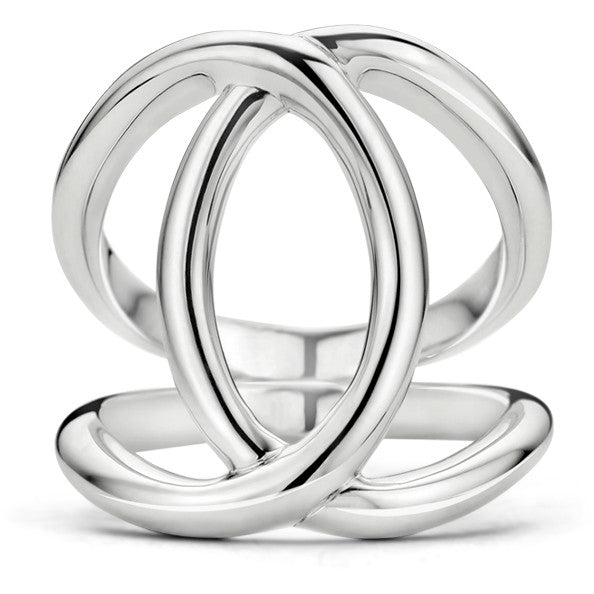 ENTWINED SILVER RING | Ti Sento Milano | Luby 
