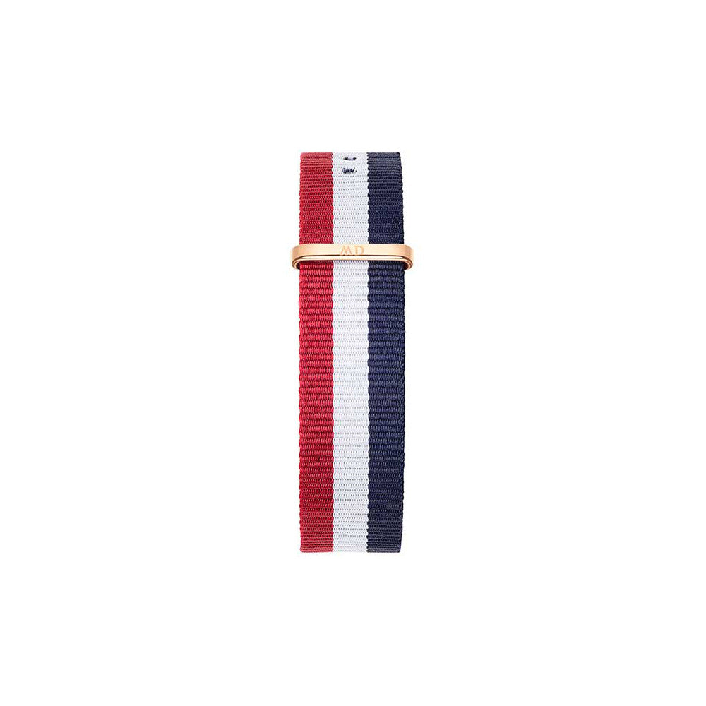 Cambridge Watch Strap (Navy Blue/Red/White/Rose-Gold) | Daniel Wellington | Luby 