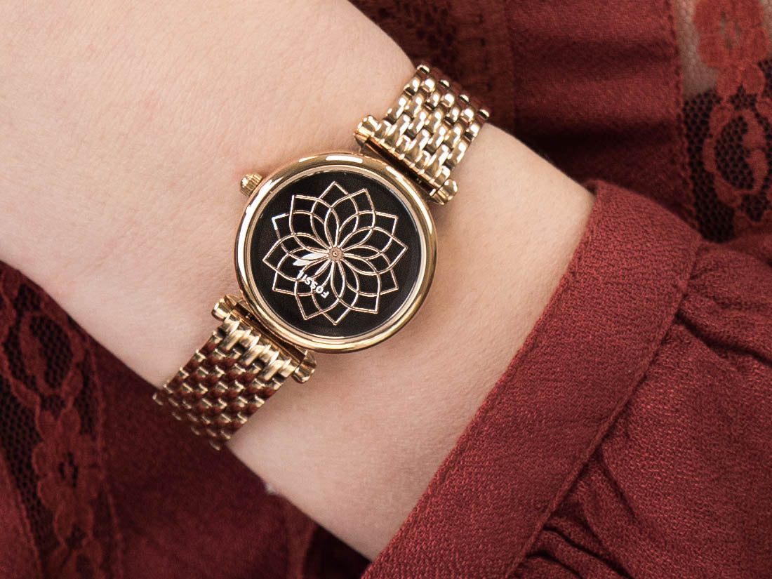Carlie Mini Watch (Rose-Gold) | Fossil | Luby 