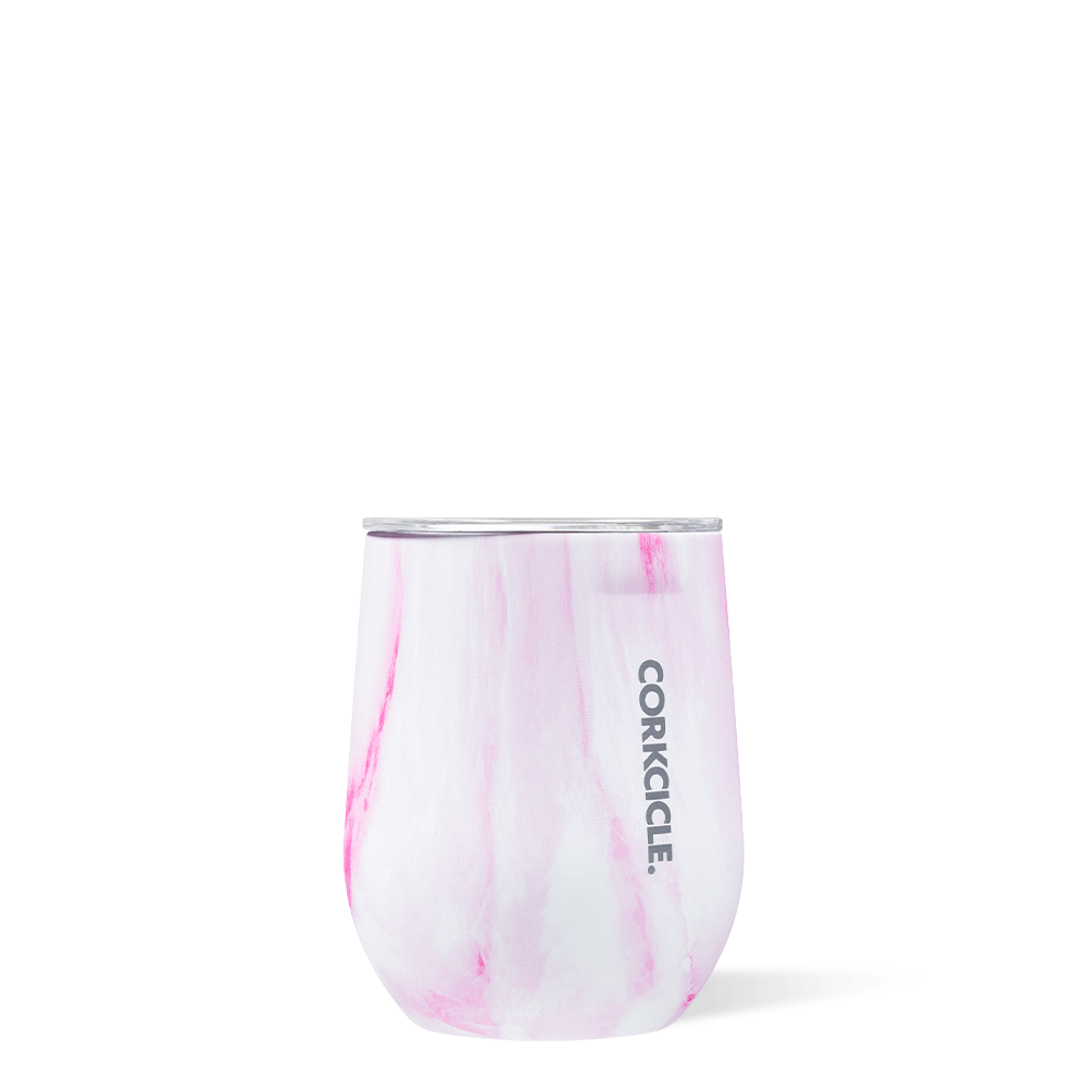 PINK MARBLE STEMLESS | Corkcicle | Luby 