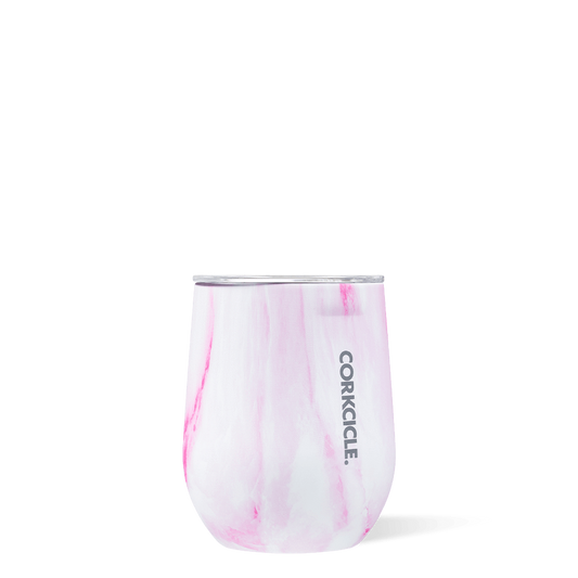 PINK MARBLE STEMLESS | Corkcicle | Luby 