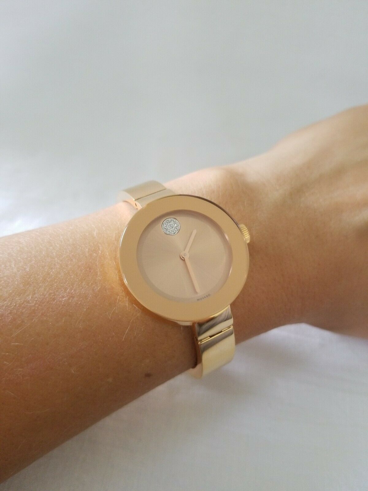 Movado BOLD Bangle Rose Gold | Movado | Luby 