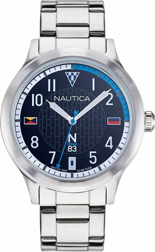NAUTICA CRISSY FIELD SILVER DIAL BLUE | Nautica | Luby 