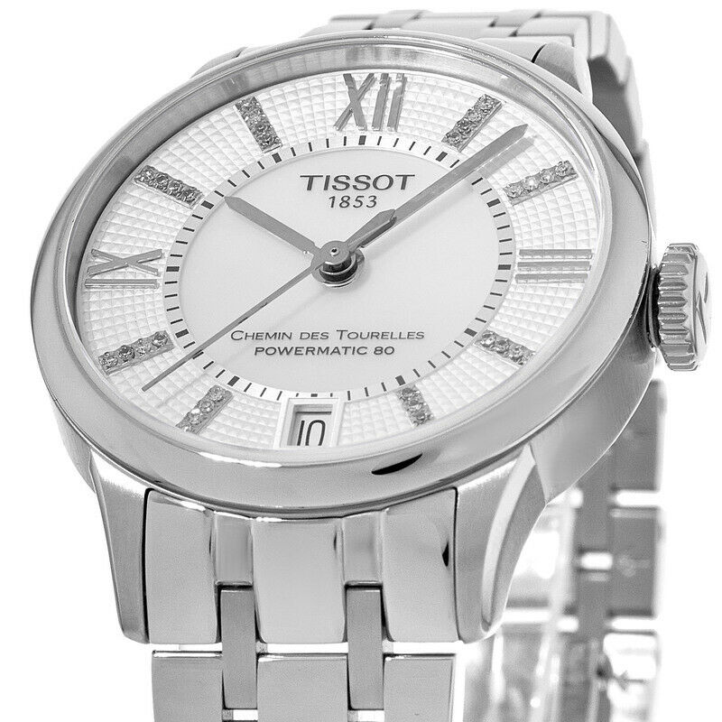 Chemin des Tourelles Powermatic 80 Lady (Silver) | Tissot | Luby 