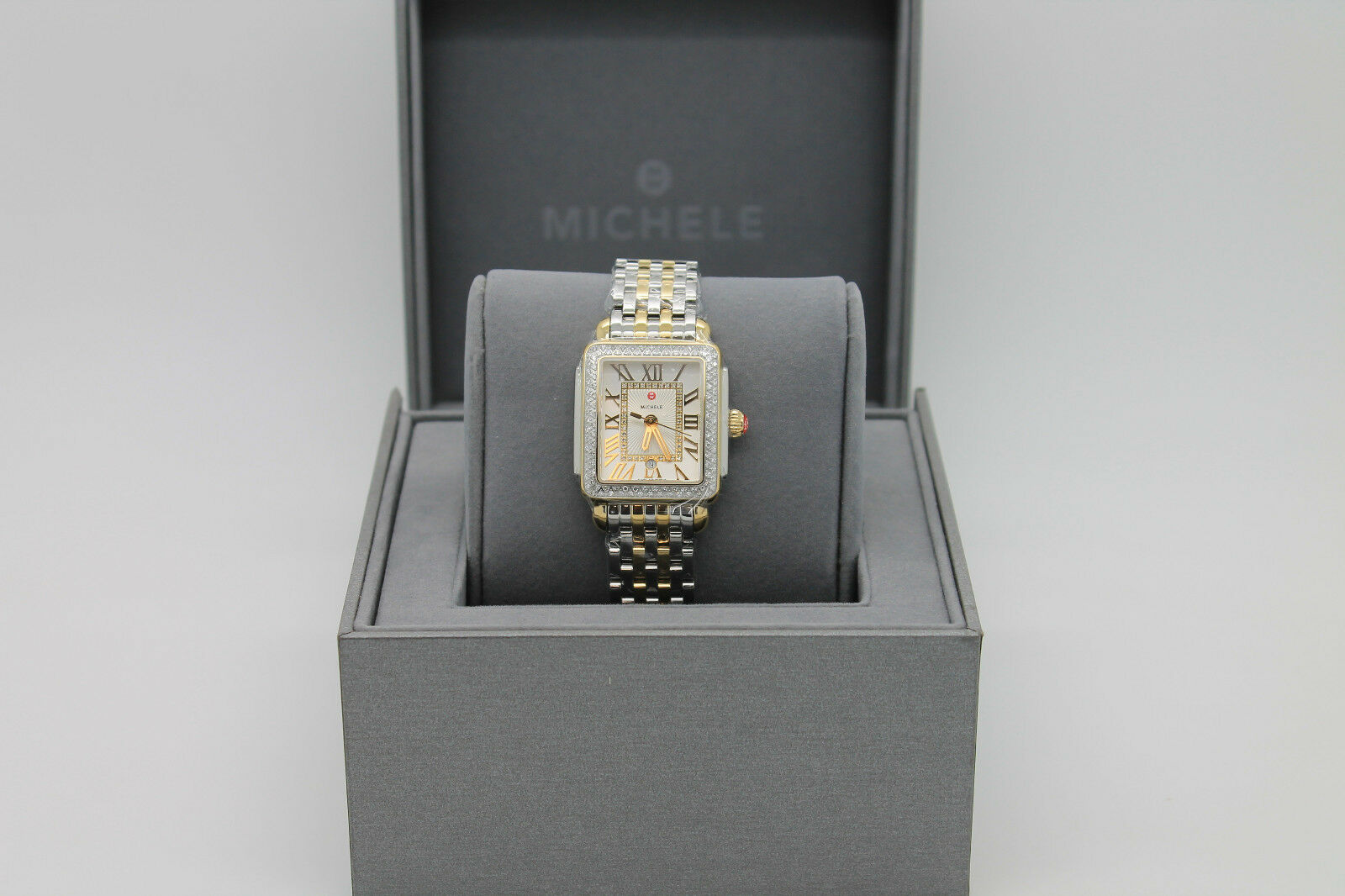 Deco Madison Two-Tone Diamond Watch | Michele | Luby 
