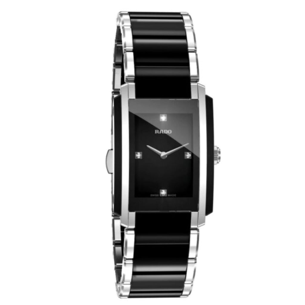 Integral Diamonds (Ladies; Black/Silver) | Rado | Luby 