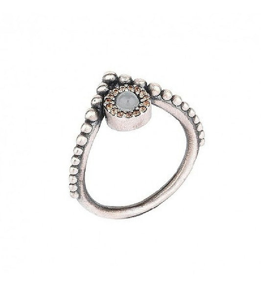 Silver Ring With Chalcedony | Sunfield | Luby 