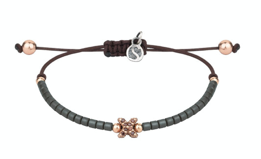 Nylon Bracelet With Hematites | Sunfield | Luby 