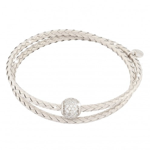 BALLOON SILVER DOUBLE BRACELET