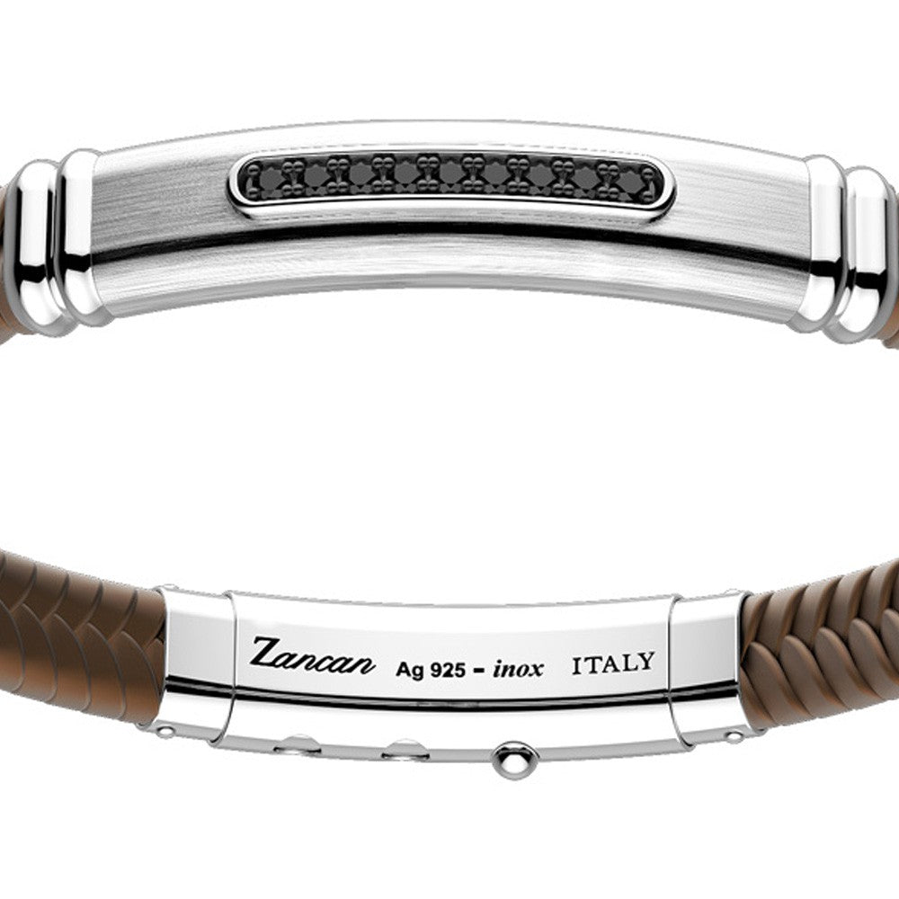 Silver Plaque with Silicone Bracelet | Zancan | Luby 