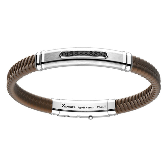 Silver Plaque with Silicone Bracelet | Zancan | Luby 