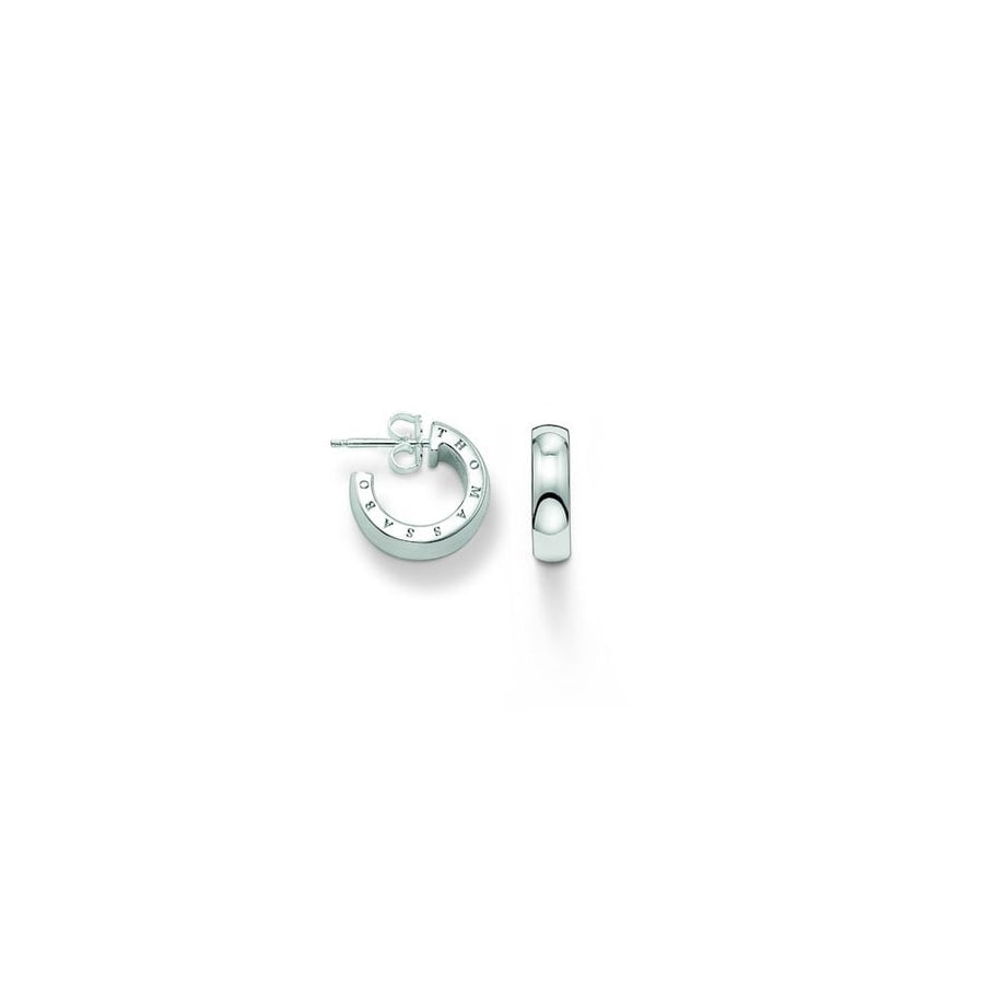 Hinged Hoop Earrings (Silver)