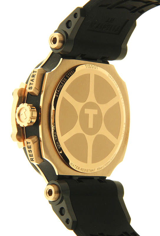 T-Race Chronograph (Black-Rose Gold) | Tissot | Luby 