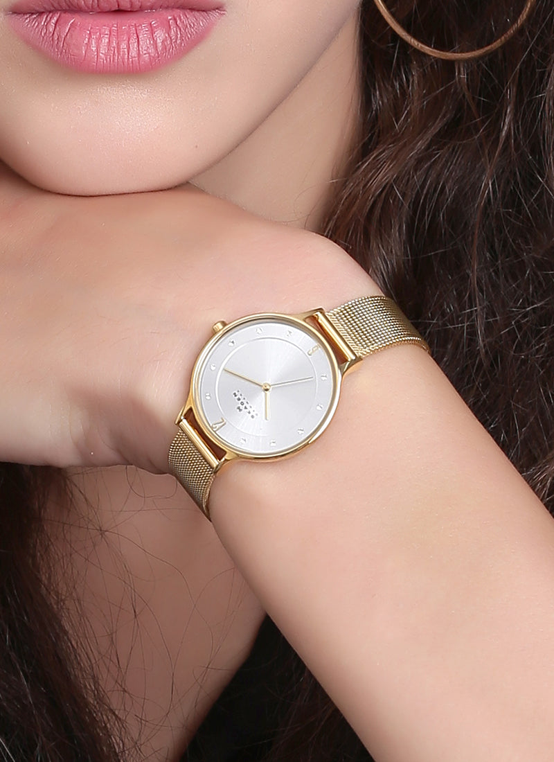 Anita Mesh Watch (Gold) | Skagen | Luby 
