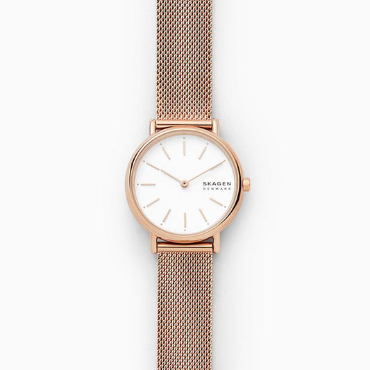 Signatur Slim Watch (Rose-Gold) | Skagen | Luby 