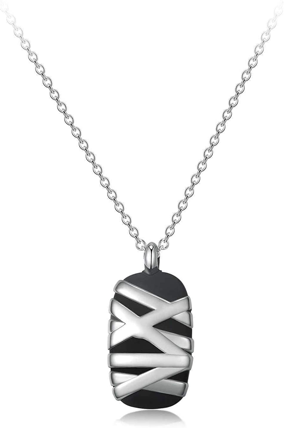 StoneAge Black Pendant Necklace (Silver-Black) | Brosway Italia | Luby 