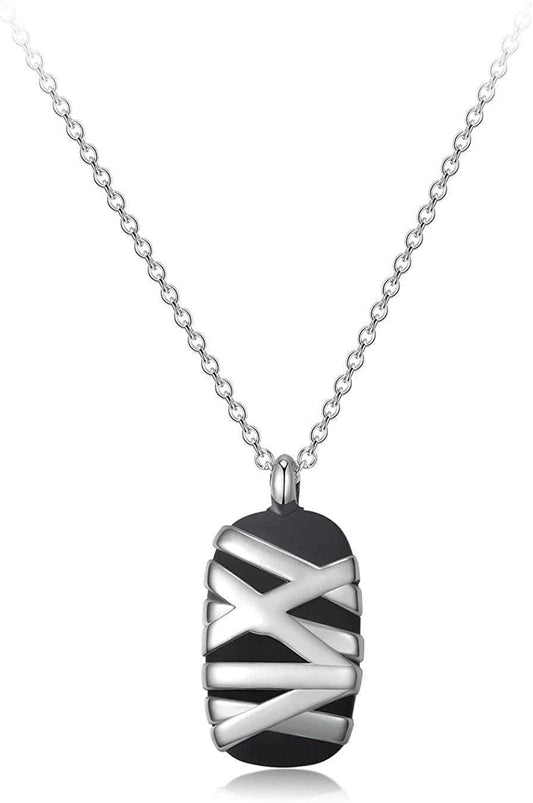 StoneAge Black Pendant Necklace (Silver-Black) | Brosway Italia | Luby 