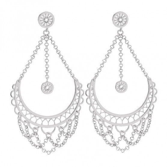 Frida Long Brass Earrings | Stroili Oro | Luby 