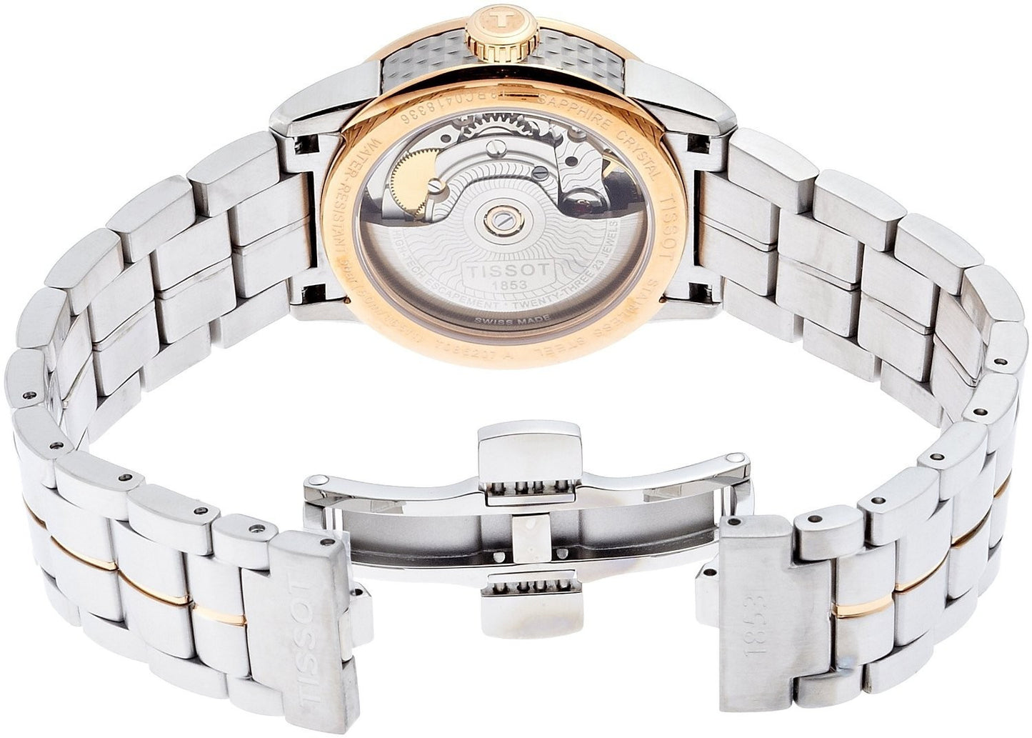 Luxury Automatic (Silver-Rose Gold) | Tissot | Luby 