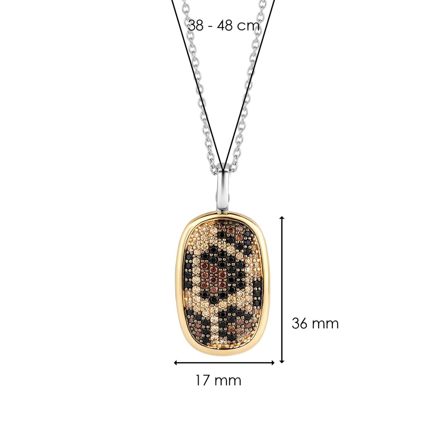 LEOPARD PRINT STONES NECKLACE | Ti Sento Milano | Luby 