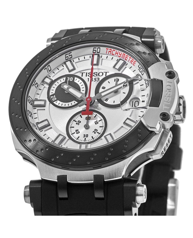 T-Race Chronograph (Black/White) | Tissot | Luby 