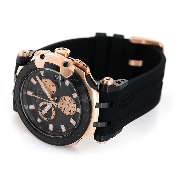 T-Race Chronograph (Black-Rose Gold) | Tissot | Luby 