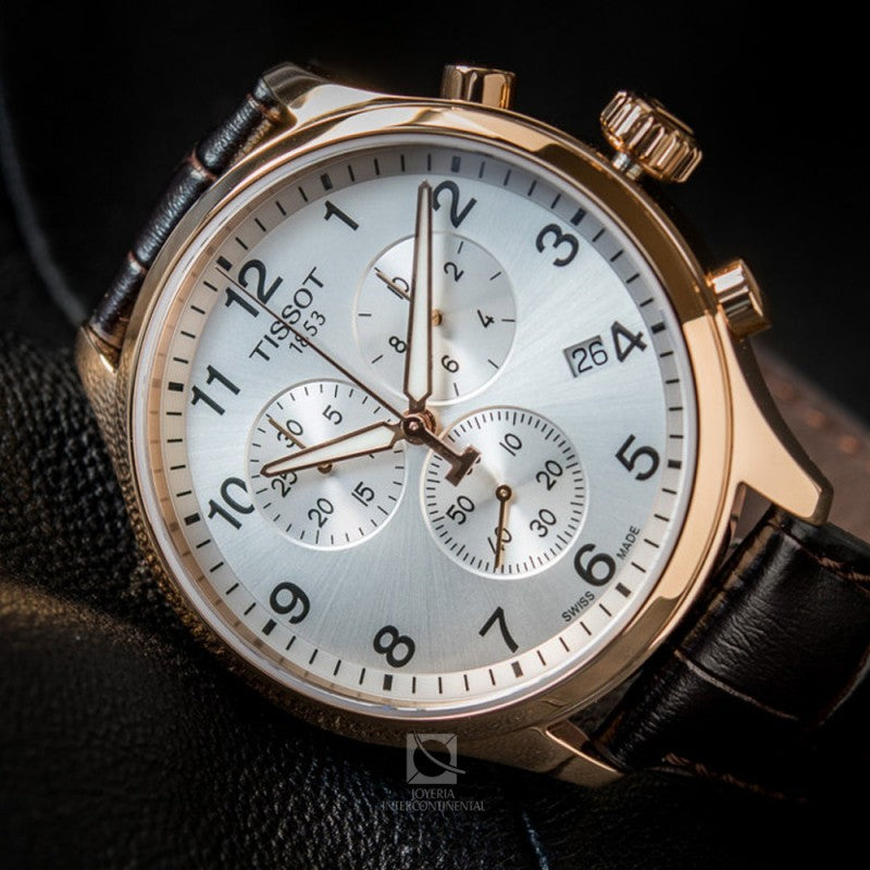 Chrono XL Classic (Rose-Gold/Brown) | Tissot | Luby 