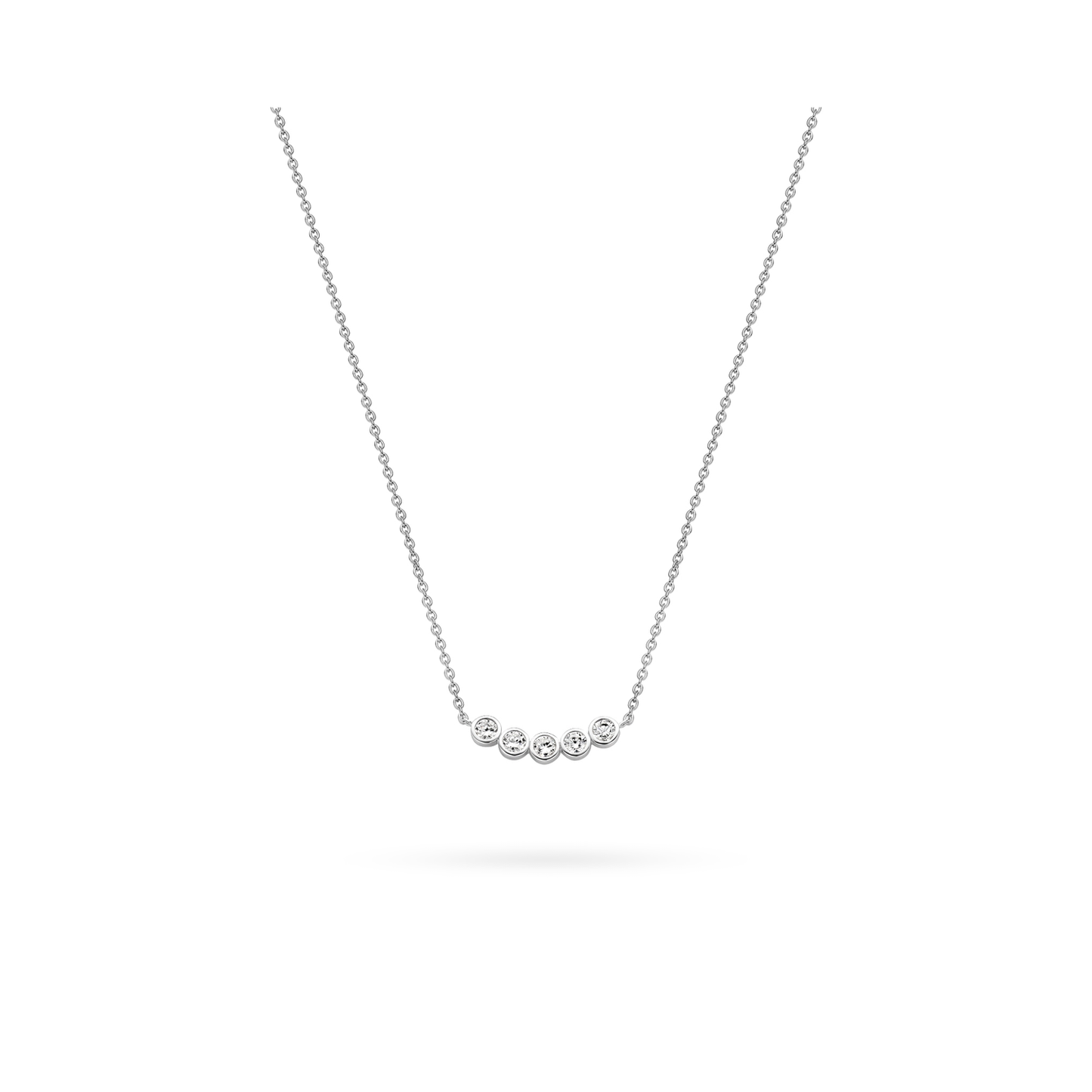 FIVE CUBIC ZIRCONIA NECKLACE | Ti Sento Milano | Luby 