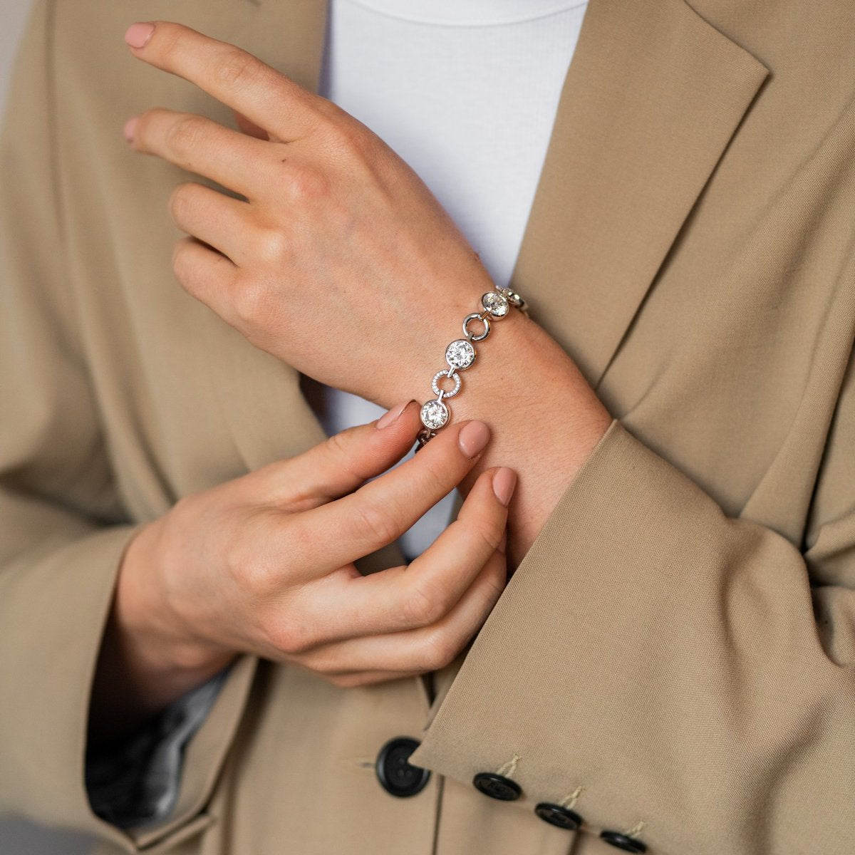 CIRCLES & ZIRCONIA BRACELET | Ti Sento Milano | Luby 