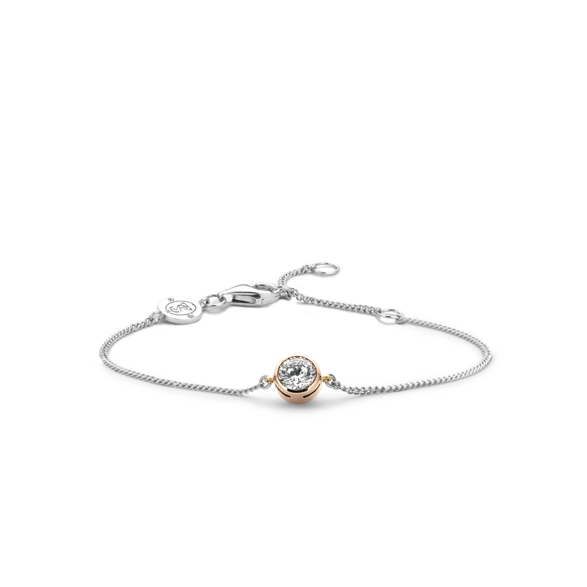ELEGANT SILVER & ROSE GOLD BRACELET | Ti Sento Milano | Luby 