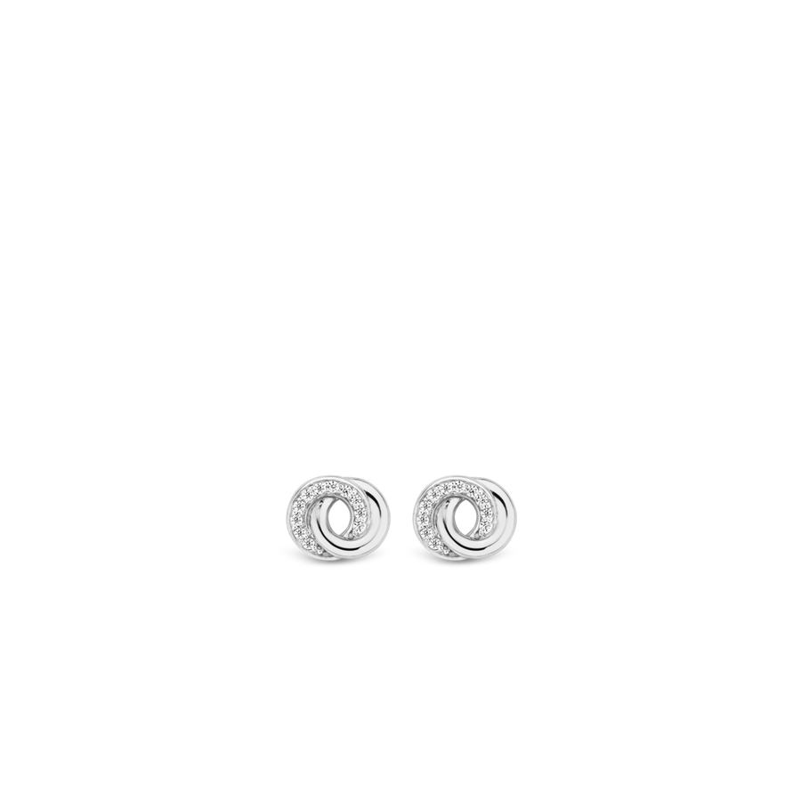 Ti Sento-Milano Infinity Shape Stud Earrings