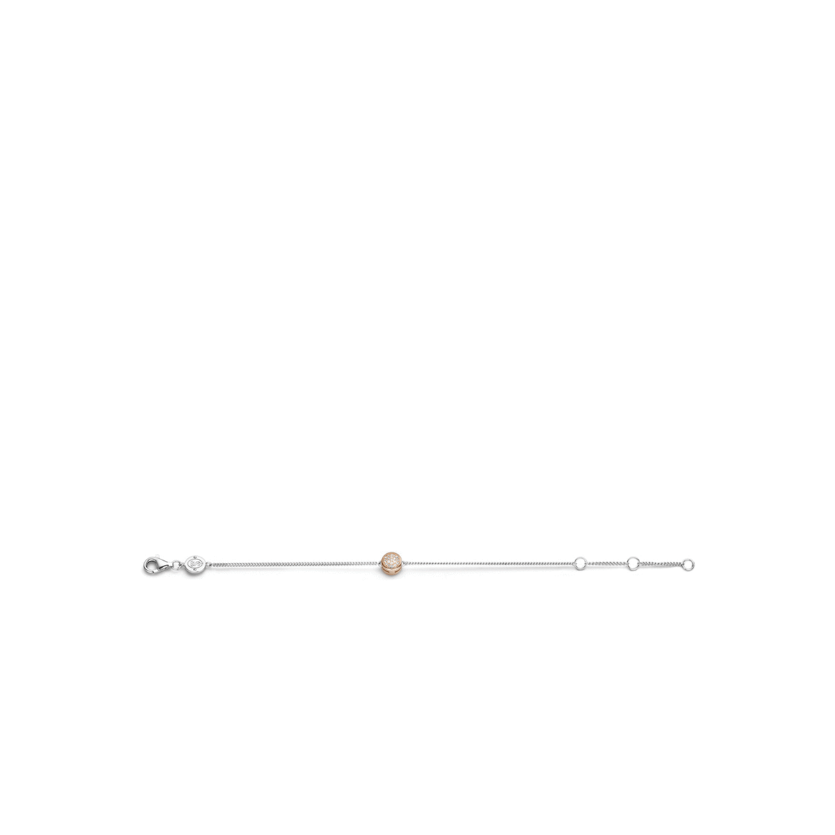 ELEGANT SILVER & ROSE GOLD BRACELET | Ti Sento Milano | Luby 