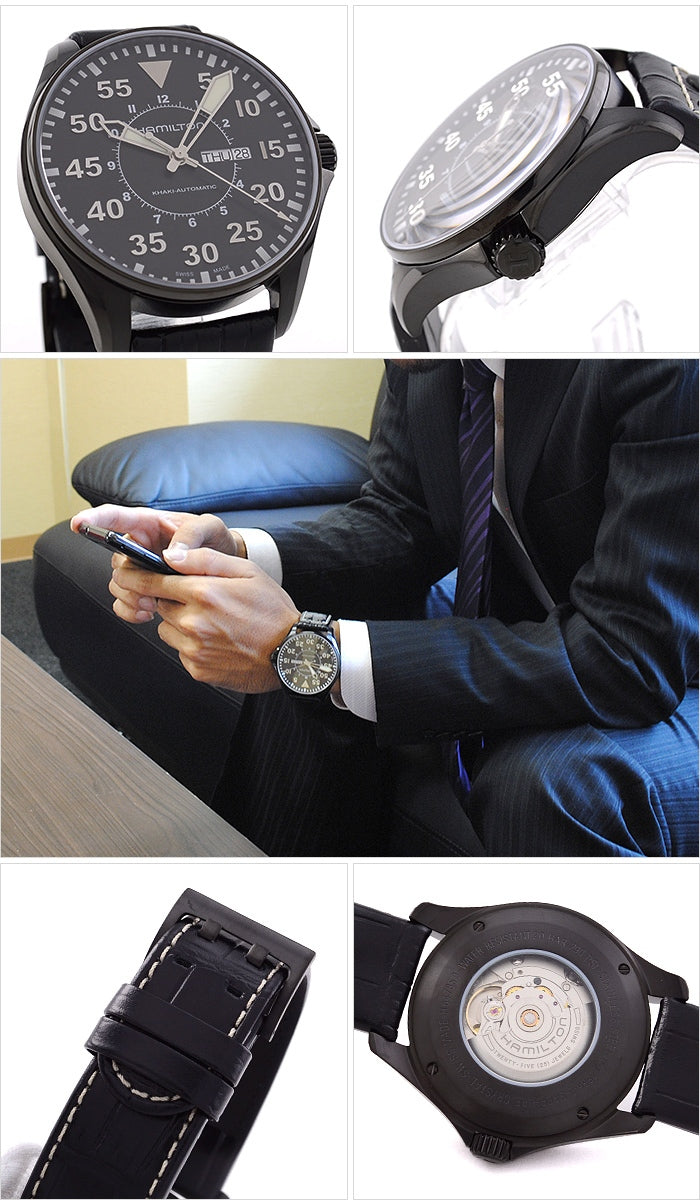 Khaki Automatic Pilot (Black) | Hamilton | Luby 