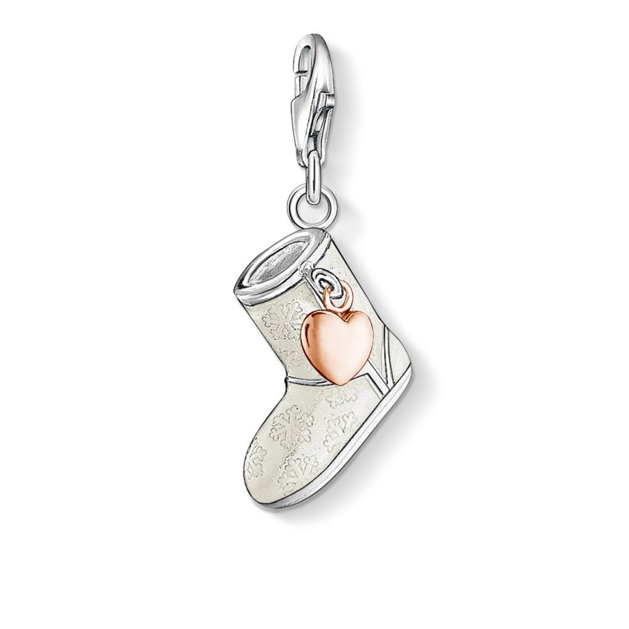 Charm para botas (plata/oro rosa)