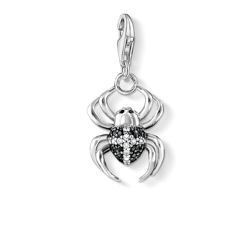 Spider Charm (Silver/Black) | Thomas Sabo | Luby 