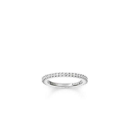 Midi Crystals Ring (Silver) | Thomas Sabo | Luby 