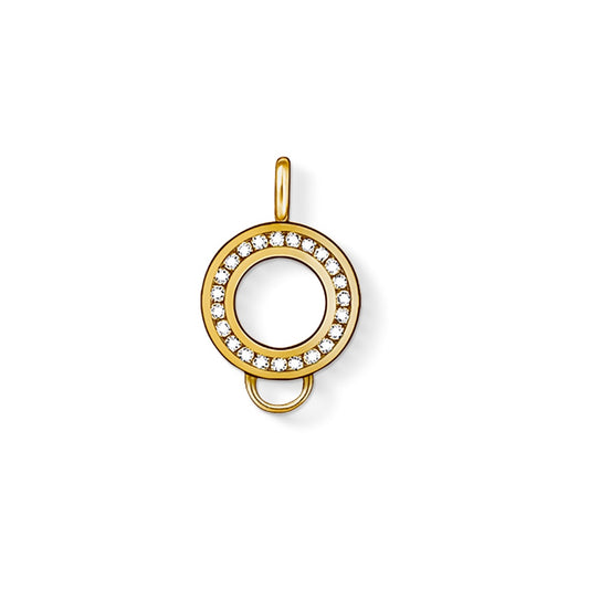 Charm Pendant with CZ Crystals (Gold) | Thomas Sabo | Luby 