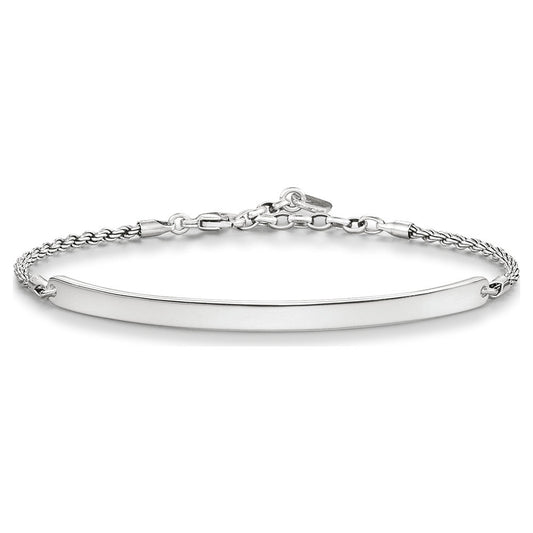 Glam Love Bridge Engravable Bracelet (Silver) | Thomas Sabo | Luby 