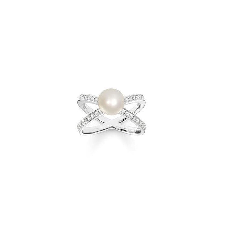 Freshwater Pearl Ring (Silver) | Thomas Sabo | Luby 