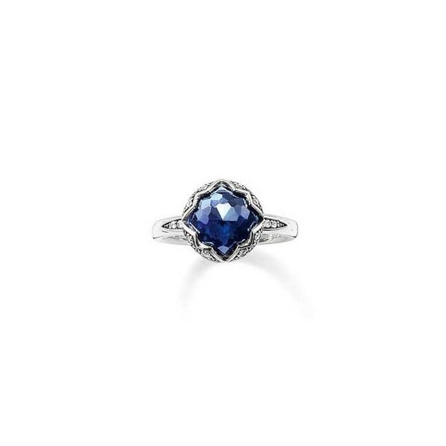 Purity of Lotos Ring (Silver/Dark Blue) | Thomas Sabo | Luby 