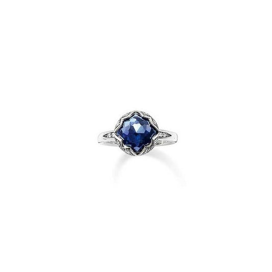 Purity of Lotos Ring (Silver/Dark Blue) | Thomas Sabo | Luby 