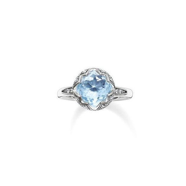 Purity of Lotos Ring (Silver/Light Blue) | Thomas Sabo | Luby 