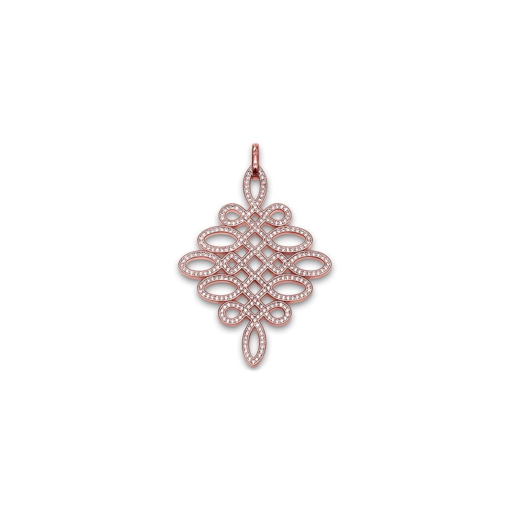 Infinity of Love Knot Charm (Rose-Gold) | Thomas Sabo | Luby 